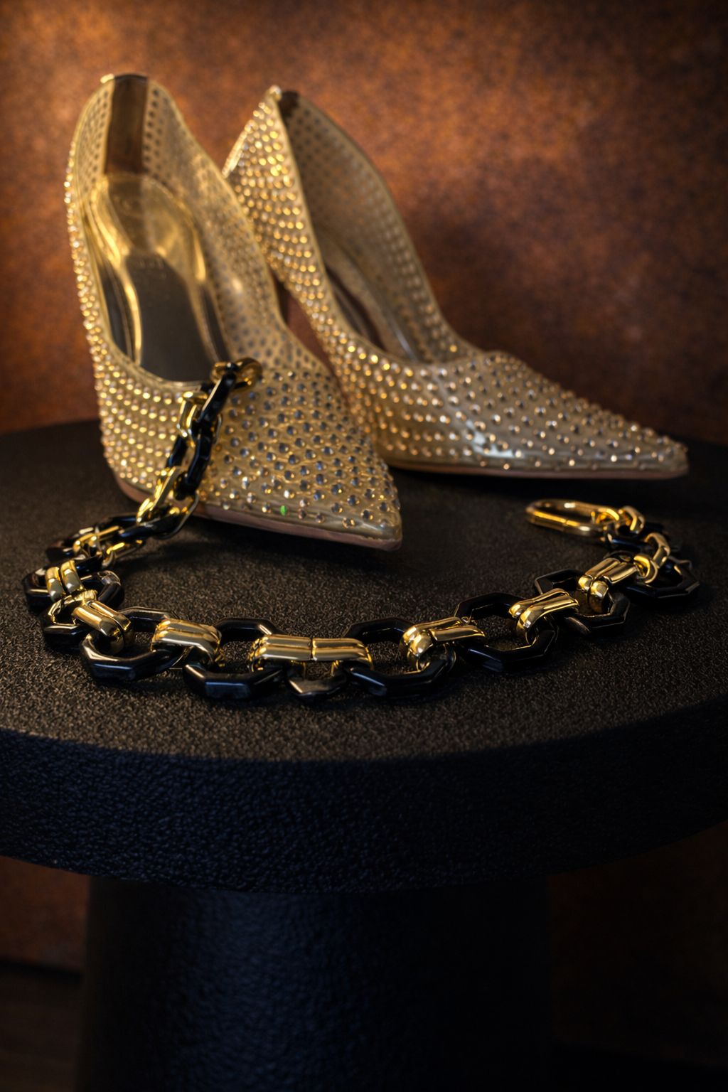 Black and Gold Decorative Chain