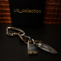 L’Atelier Sculpté Palladium and gilded/Clear Quartz