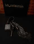 Cristal Tassel Noir and Palladium