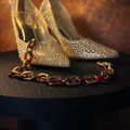 Red and Gold Decorative Chain