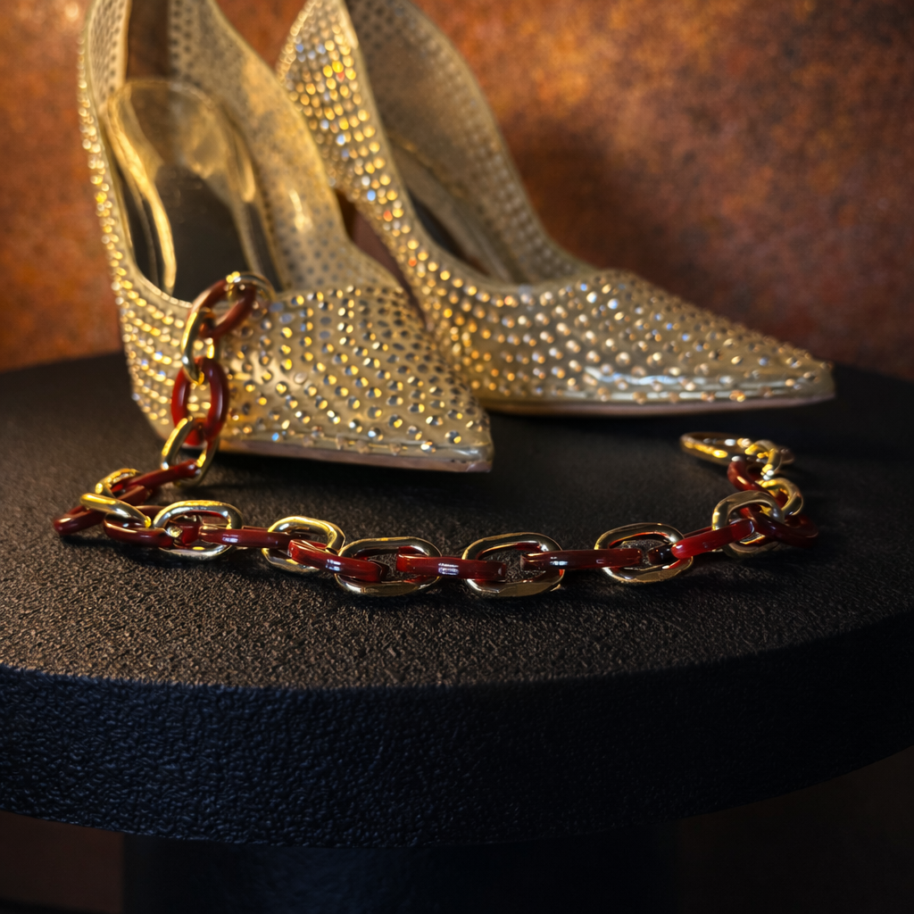 Red and Gold Decorative Chain