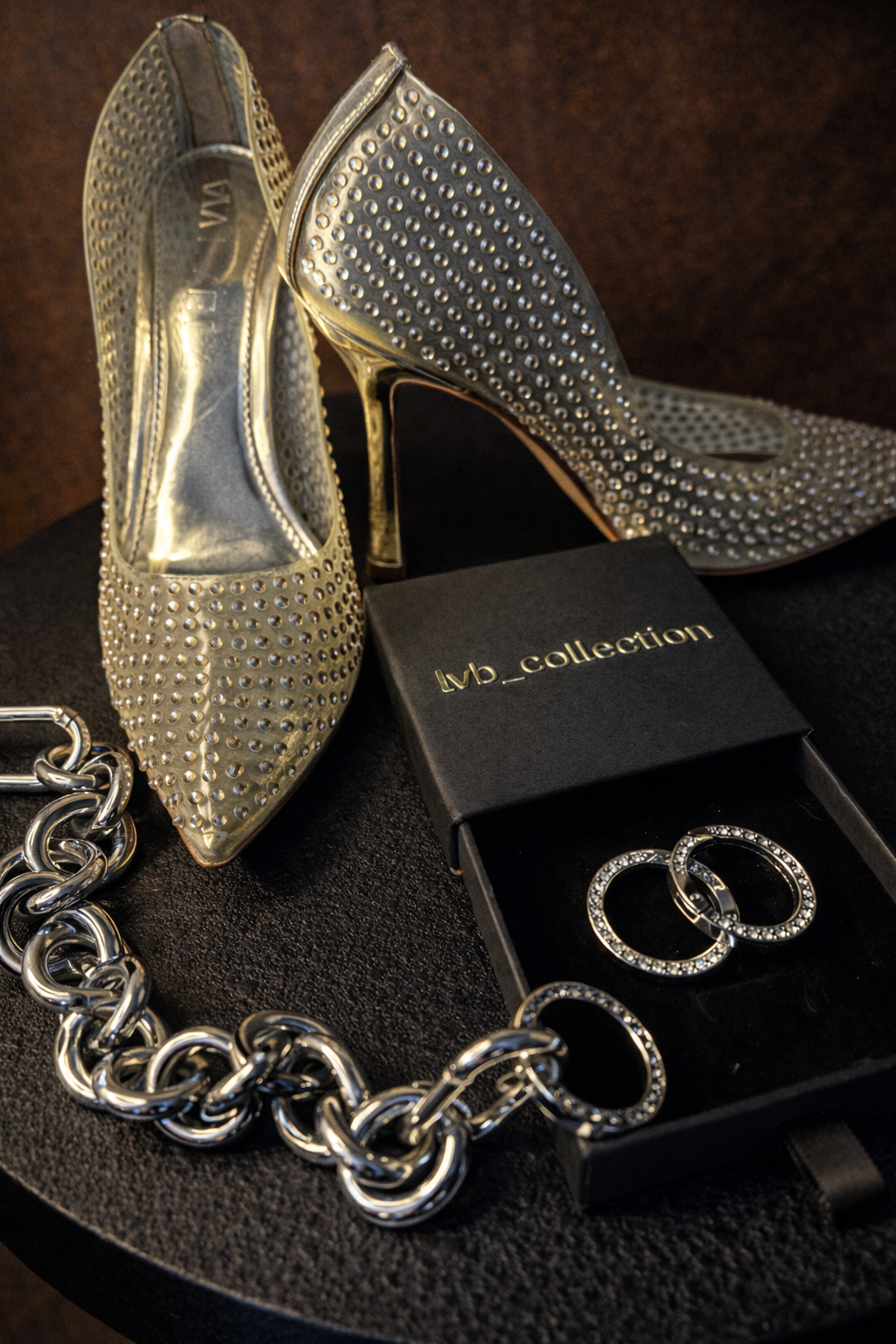 Silver Crystal O extension ring