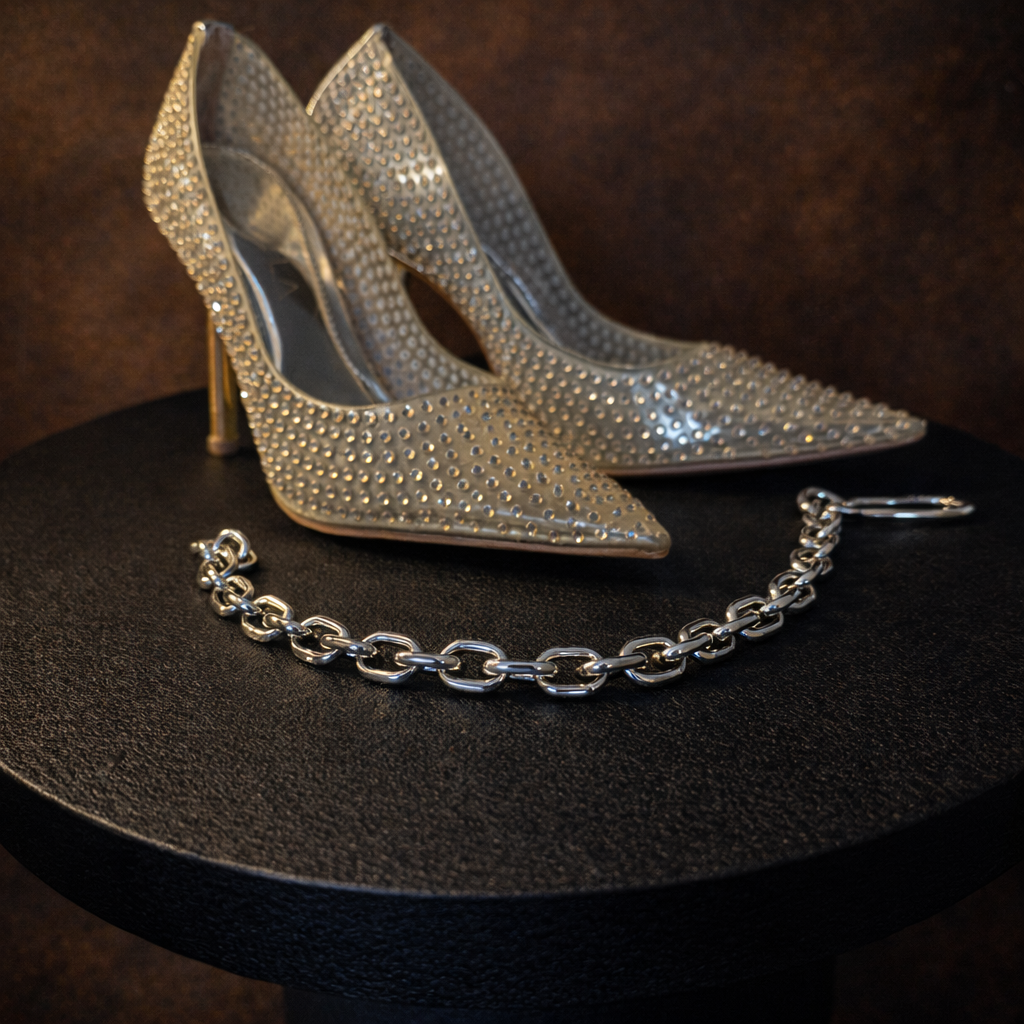 Silver embellishment Chain