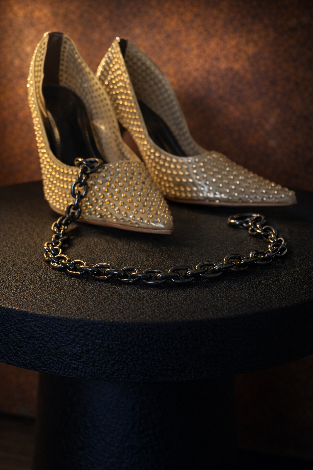 Black embellishment Chain
