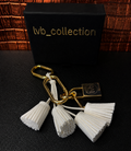 Velour Cluster Alabaster Gilded Hardware